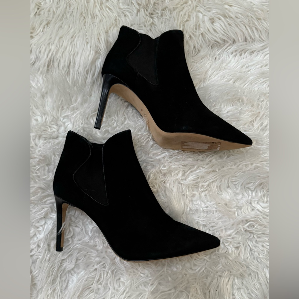New Tory Burch black Swede Booties size 8